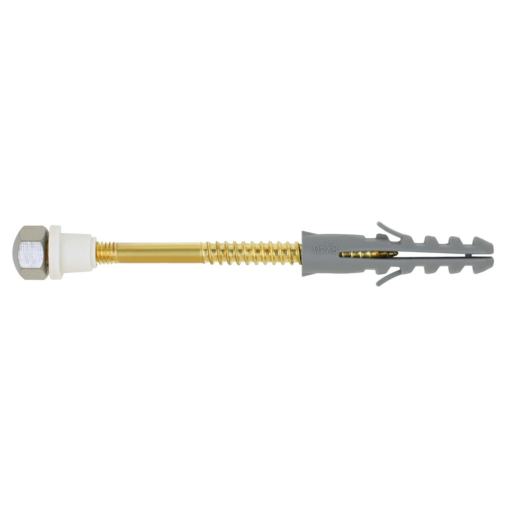 SA-WL [CP] Soportes de fijación para sanitarios. Fijación WC y bidé, latón. 2 PCS x KIT